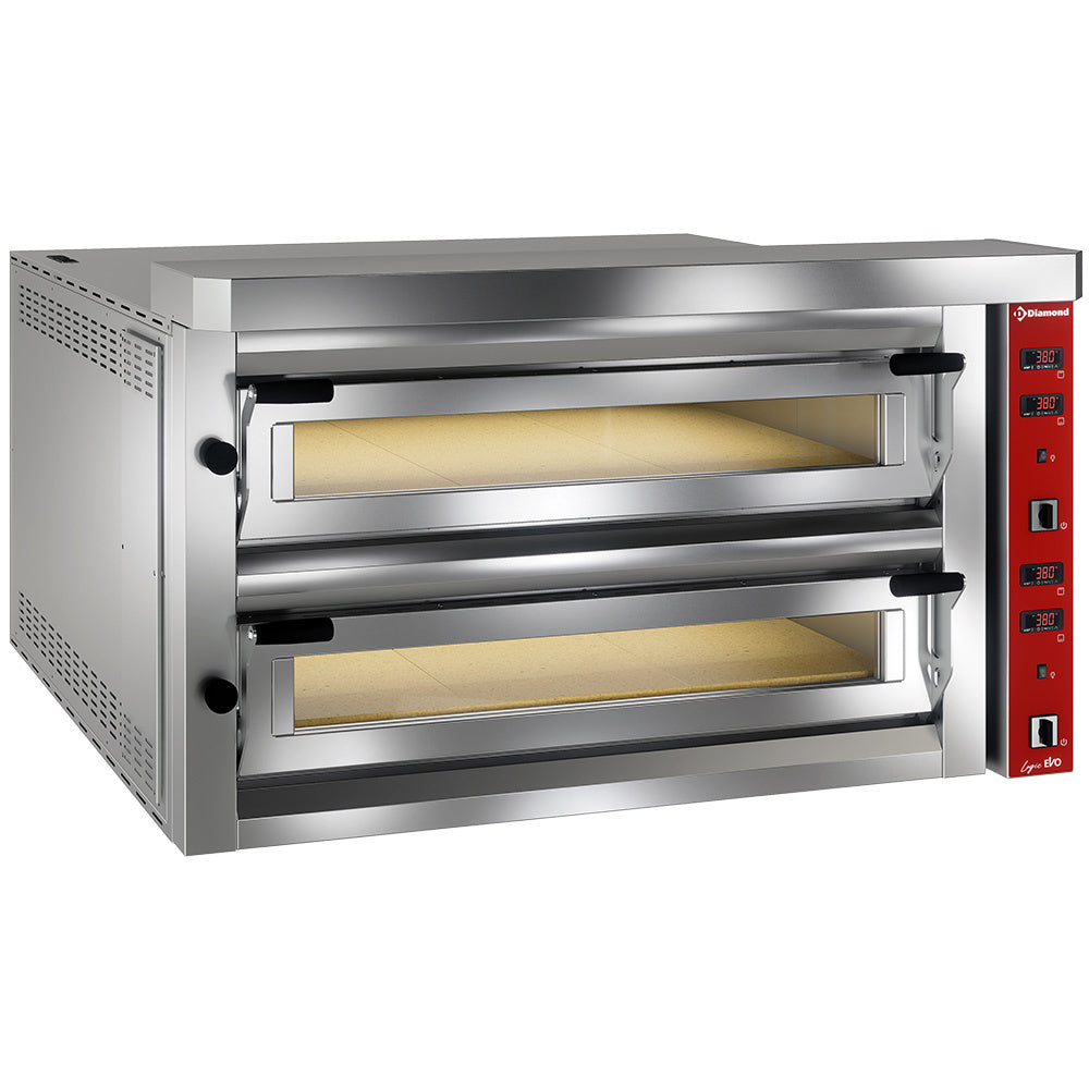 Elektrisk Pizzaovn Ekstra Stor 2x9 Pizzaer - Diamond Pizzaovn  - 5407011597430