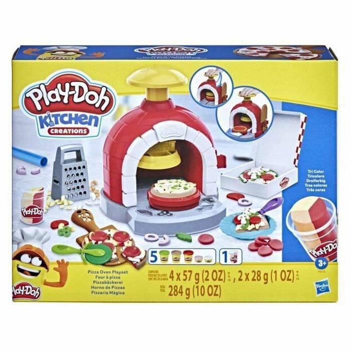 Modellervoks Play Doh Kitchen Creations Pizzaovn Legesæt - Play-doh Pizzaovn  - 5010993954391