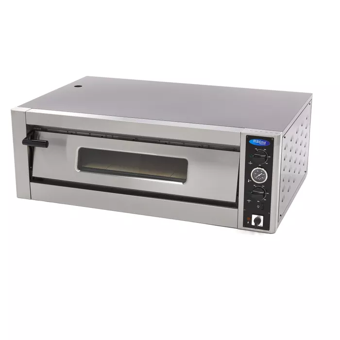 Maxima Deluxe Pizzaovn 400V – Ideel til professionelle køkkener!
