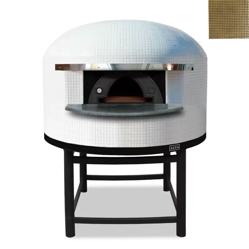 Alfa Forni Napoli M130 Luxary Gold Gas Pizzaovn - Alfa Forni Pizzaovn