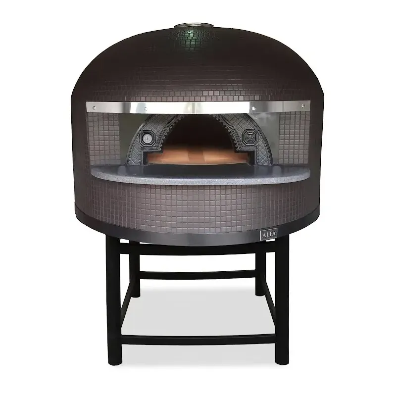 Alfa Forni Napoli M90 Premium Brun Brænde Pizzaovn - Alfa Forni Pizzaovn