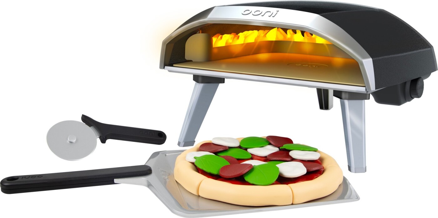Pizzaovn Legetøj Sæt Med Lyseffekter Casdon Ooni Koda - Casdon Pizzaovn  - 5011551001335