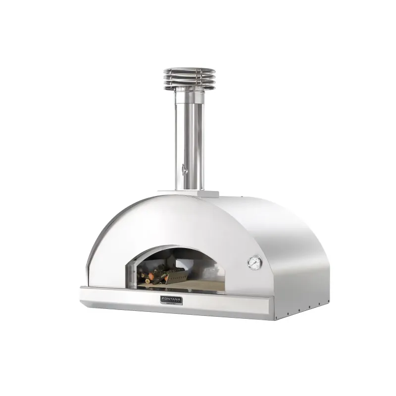 Fontana Forni Mangiafuoco Inox Pizzaovn Uden Vogn - Fontana Forni Pizzaovn - 8033776073734