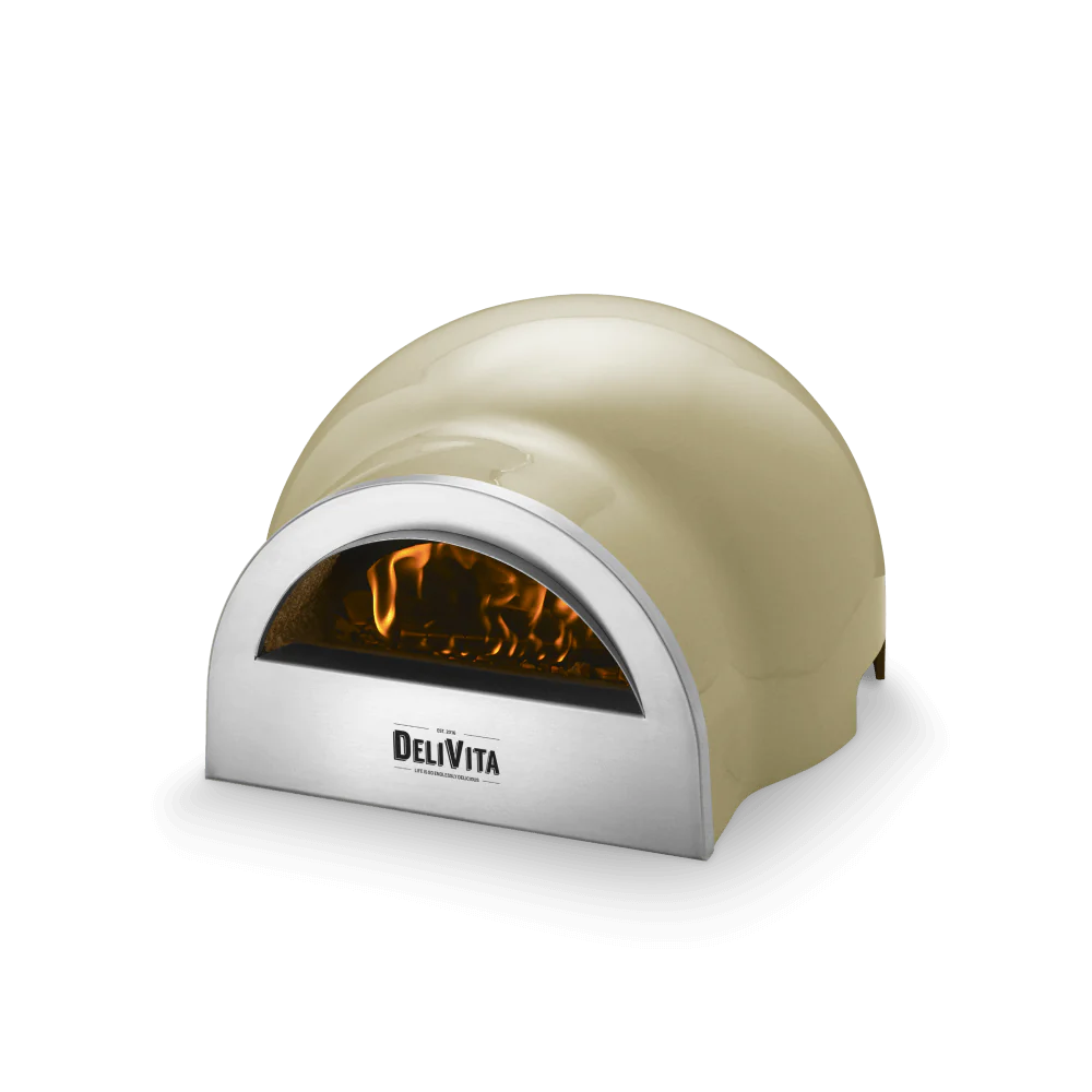 Grøn Delivita Wood Fired Oven Pizzaovn Træ Olive Green - Delivita Pizzaovn